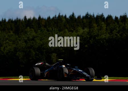 Spa, Belgien. Juli 2024. Ritomo Miyata aus Japan und Rodin Motorsport (6) fahren während des Grand Prix von Belgien am 28. Juli 2024 auf dem Circuit de Spa-Francorchamps in Spa, Belgien. Kredit: Aflo Co. Ltd./Alamy Live News Stockfoto