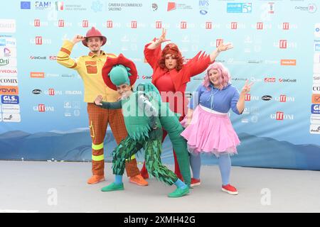 Giffoni Vallepiana Giffoni Festival 2024 Fotoruf Grisu', auf dem Foto: Grisu' Stockfoto