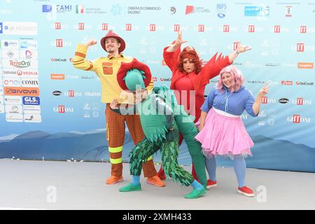 Giffoni Vallepiana Giffoni Festival 2024 Fotoruf Grisu', auf dem Foto: Grisu' Stockfoto