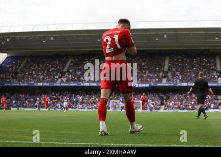 Ipswich, Großbritannien. Juli 2024. Fortuna Düsseldorf Mittelfeldspieler Tim Rossmann während des Ipswich Town gegen Fortuna Düsseldorf Vorsaison-Freundschaftsspiels in Portman Road, Ipswich, Großbritannien am 27. Juli 2024 Credit: Every Second Media/Alamy Live News Stockfoto