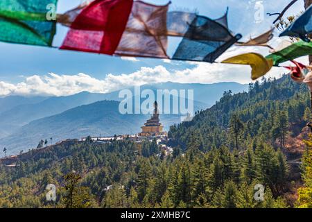 Dordenma Buddha-Statue in Thimphu, Bhutan Stockfoto