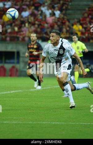 Recife, Brasilien. Juli 2024. Sport x Ponte Preta, in einem Spiel gültig für Serie B der brasilianischen Meisterschaft, in Recife, PE, Samstag Abend, 27 Credit: Thiago Lemos/FotoArena/Alamy Live News Stockfoto