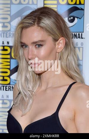 Vanessa Kirby beim Photocall zum Kinofilm The Fantastic Four: First Steps auf der San Diego Comic-Con International 2024 im Hilton Bayfront Hotel. San Diego, 27.07.2024 *** Vanessa Kirby beim Fotobesuch für den Film die fantastischen vier ersten Schritte auf der San Diego Comic Con International 2024 im Hilton Bayfront Hotel San Diego, 27 07 2024 Foto:xD.xStarbuckx/xFuturexImagex Fantastic 4719 Stockfoto