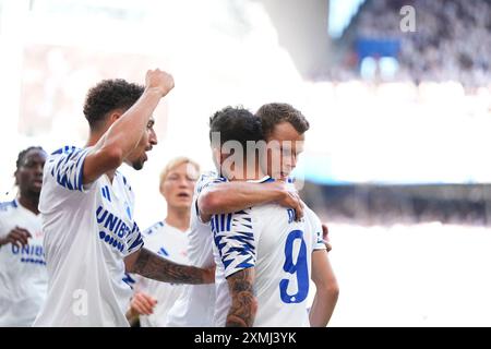 Kopenhagen, Dänemark. Juli 2024. Superliga-Spiel zwischen FC Kopenhagen und AGF in Parken am Sonntag, 28. Juli 2024. (Foto: Claus Bech/Scanpix 2024) Credit: Ritzau/Alamy Live News Stockfoto