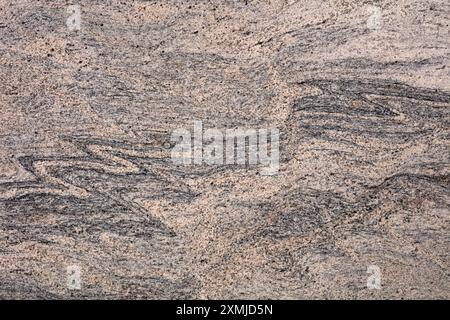 Fantasy Weißer Granithintergrund, schöne Textur in grauer Farbe. Stockfoto