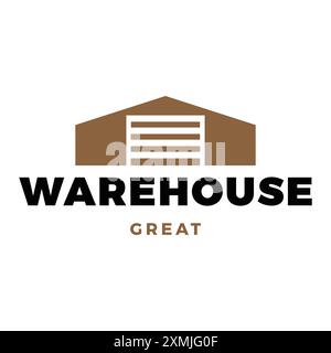 Designvorlage Für Warehouse-Symbol-Logo Stock Vektor