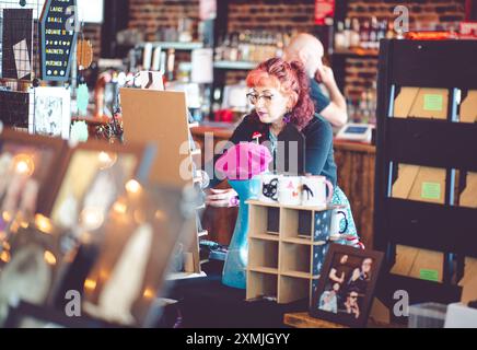 The Summer Goth Market, Stockport, 28. Juli 2024 Stockfoto