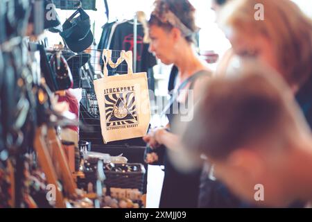 The Summer Goth Market, Stockport, 28. Juli 2024 Stockfoto