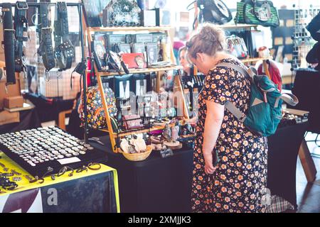 The Summer Goth Market, Stockport, 28. Juli 2024 Stockfoto