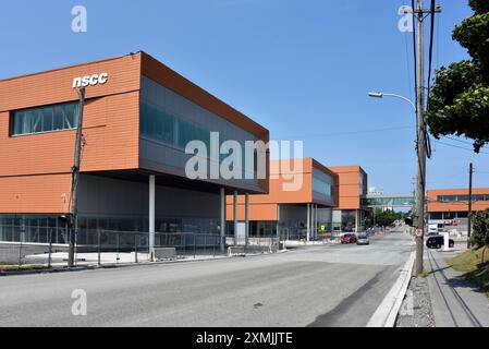 Sydney, Kanada - 28. Juli 2924: Der neue Komplex des Nova Scotia Community College (NSCC) an der Küste von Sydney soll im Herbst geöffnet werden Stockfoto