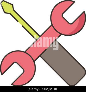 Symbol Handwerkzeuge Stock Vektor