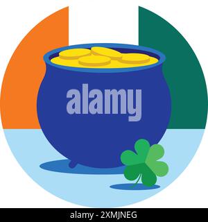 US-Feiertag St. Patrick Day Stock Vektor