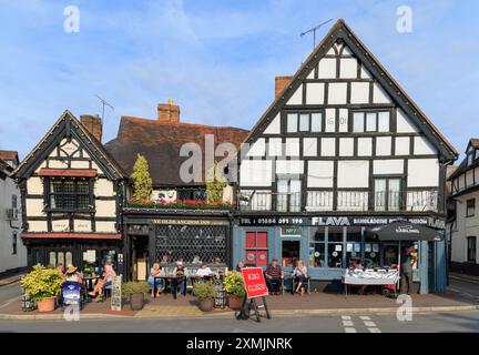 Ye Olde Anchor Inn, Upton-auf Severn, Worcestershire, England Stockfoto