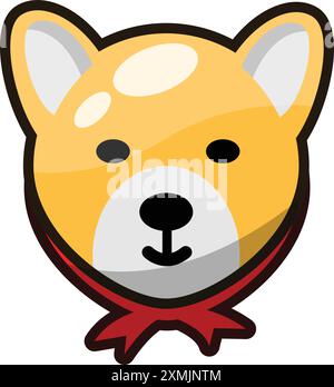 Chinesisches Neujahrsfest Symbol 6 Stock Vektor