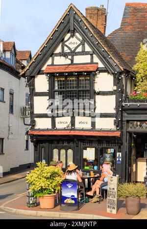 Ye Olde Anchor Inn, Upton-auf Severn, Worcestershire, England Stockfoto