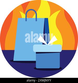 US-Feiertag Black Friday Stock Vektor