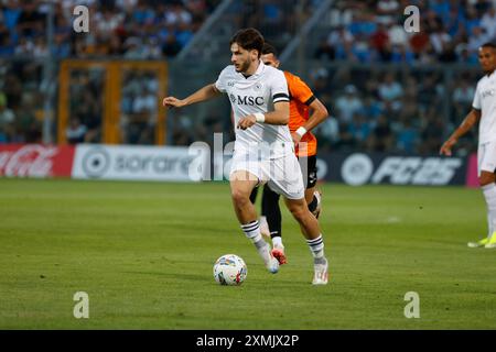 Castel Di Sangro, Abruzzen, Italien. Juli 2024. Während des Vorsaison-Freundschaftsspiels zwischen SSC Napoli und KF Egnatia am 28. Juli 2024 in Castel di Sangro, Italien. (Kreditbild: © Ciro de Luca/ZUMA Press Wire) NUR REDAKTIONELLE VERWENDUNG! Nicht für kommerzielle ZWECKE! Stockfoto