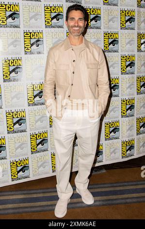 Tyler Hoechlin beim Photocall zu CW TV-Serie 'Superman & Lois' auf der San Diego Comic-Con International 2024 im Hilton Bayfront Hotel. San Diego, 27.07.2024 Stockfoto