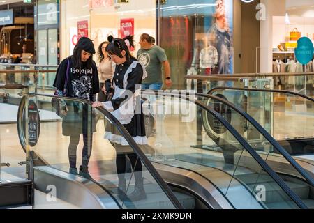 Prag, Tschechische Republik - 28. Juli 2024: Cosplay-Enthusiasten beim Advik-Festival in Prag Stockfoto