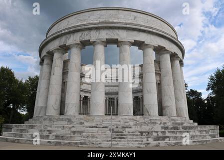 The Harding Tomb, letzte Ruhestätte für den 29. Präsidenten der USA, Warren G. Harding, und First Lady Florence Harding in Marion, Ohio. Stockfoto