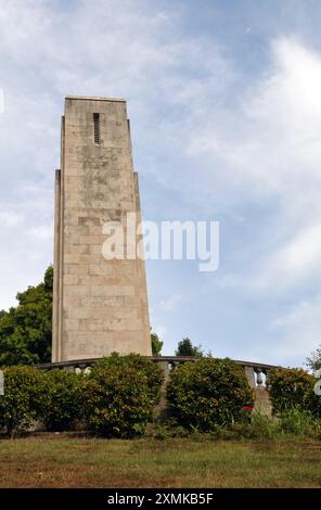 Das William Henry Harrison Tomb in North Bend, Ohio, ist die Begräbnisstätte des 9. US-Präsidenten, der nur einen Monat vor seinem Tod 1841 diente. Stockfoto