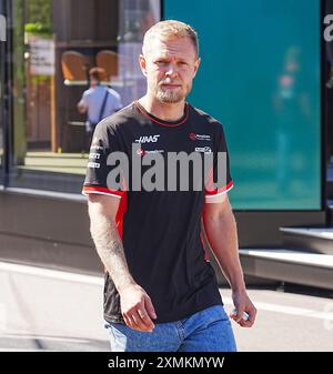 28.07.2024, Circuit de Spa-Francorchamps, Spa-Francorchhamps, Formel 1 Rolex Grand Prix von Belgien 2024 , im Bild Kevin Magnussen (DNK), Haas F1 Team Credit: Alessio de Marco/Alamy Live News Stockfoto