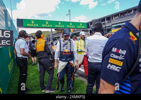 28.07.2024, Circuit de Spa-Francorchamps, Spa-Francorchhamps, Formel 1 Rolex Belgian Grand Prix 2024 , im Bild Sergio Perez (MEX), Oracle Red Bull Racing Credit: Alessio de Marco/Alamy Live News Stockfoto