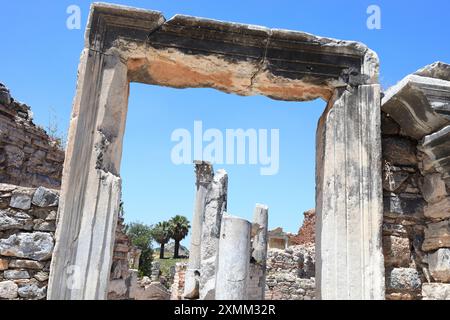 Um die Website von Ephesos herum Stockfoto