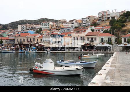 Pythagoreio auf der Insel Samos Stockfoto