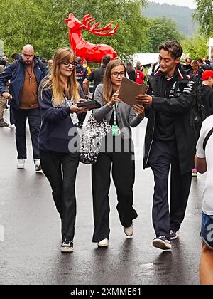 Spa Francorchamps, Belgien. Juli 2024. 27.07.2024, Circuit de Spa-Francorchamps, Spa-Francorchhamps, Formel 1 Rolex Grand Prix von Belgien 2024, im Bild George Russell (GBR), Mercedes-AMG Petronas Formel-1-Team (Foto: Alessio de Marco/SIPA USA) Credit: SIPA USA/Alamy Live News Stockfoto