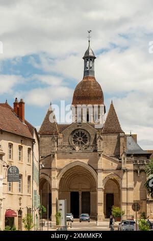 Basilique Collegiale Notre-Dame de Beaune, Beaune, Bourgogne, Frankreich Stockfoto