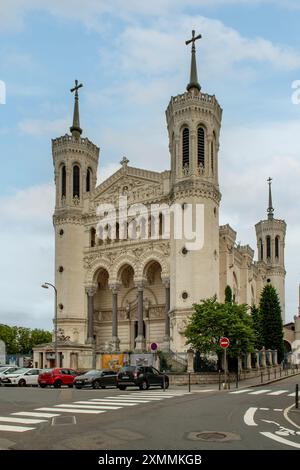 Basilique Notre-Dame, Lyon, Rhone, Frankreich Stockfoto