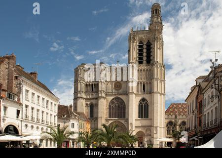 Cathedrale Saint-Etienne de Sens, Sens, Bourgogne, Frankreich Stockfoto