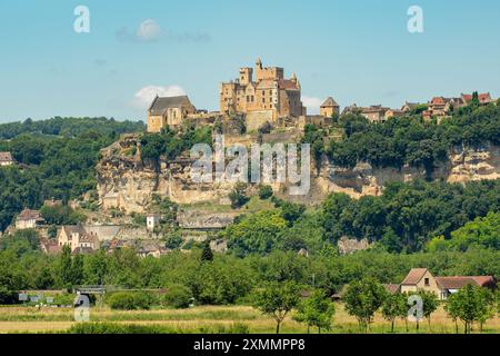 Chateau du Beynac, Beynac, Nouvelle Aquitaine, Frankreich Stockfoto