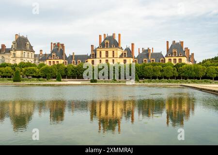 Chateau de Fontainebleau, Ile-de-France, Frankreich Stockfoto