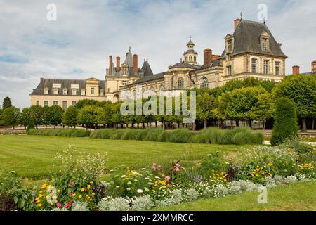 Chateau de Fontainebleau, Ile-de-France, Frankreich Stockfoto