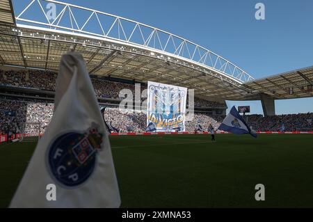 Porto, Portugal. Juli 2024. Porto, 07/28/2024 - der Futebol Clube do Porto veranstaltete Al Nasr heute Abend im Estádio do Dragão in einem Vorstellungsspiel für die Mitglieder der Mannschaft für die Saison 2024/25. (Miguel Pereira/Global Imagens) Credit: Atlantico Press/Alamy Live News Stockfoto