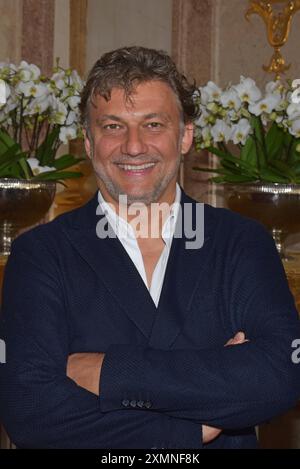 Jonas Kaufmann, Schießen, 2024, Salzburg, Manfred Siebinger *** Jonas Kaufmann, Schießen, 2024, Salzburg, Manfred Siebinger Stockfoto