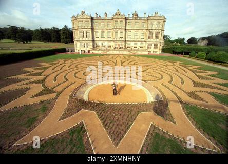 Longleat Maze und der Marquis von Bath 9. August 1996 Foto von Roger Bamber Stockfoto