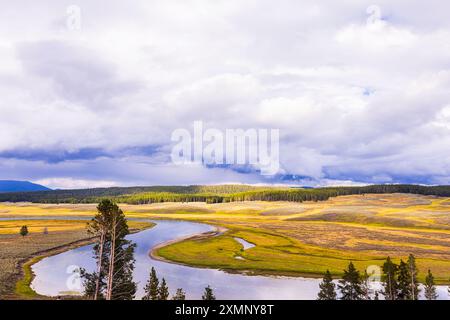 Wunderschöne Landschaft im Yellowstone National Park, USA Stockfoto