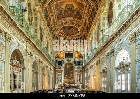 Trinity Chapel, Chateau de Fontainebleau, Ile-de-France, Frankreich Stockfoto