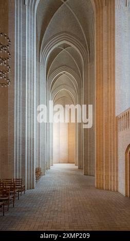 Das Innere der Grundtvig-Kirche in Kopenhagen, Dänemark Stockfoto