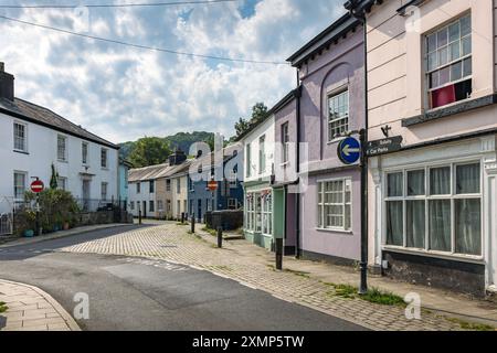 Die kleine Marktstadt Buckfastleigh in Devon, England, Großbritannien Stockfoto