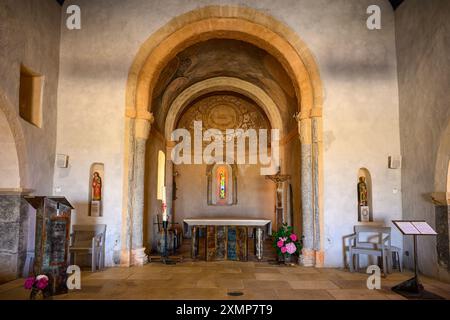 Andernos (Arcachon Bay, Frankreich). Kirche Saint-Eloi Stockfoto