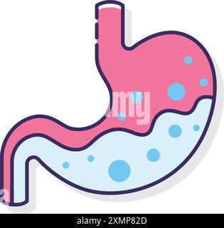 Magen Stock Vektor