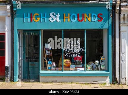 High St Hounds Shop für Hunde, High Street, Lowestoft, Suffolk, England, UK Stockfoto