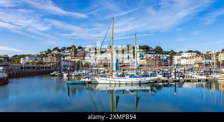 Torquay Hafen in Devon, England, Großbritannien Stockfoto