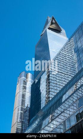 Hudson Yards ist eine private und kommerzielle Gruppe von Wolkenkratzern auf der Westseite von Manhattan 2024 in New York City, USA Stockfoto