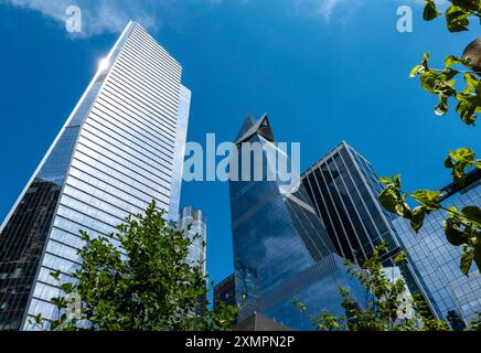 Hudson Yards ist eine private und kommerzielle Gruppe von Wolkenkratzern auf der Westseite von Manhattan 2024 in New York City, USA Stockfoto