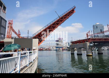 Klappbrücke in Busan Stockfoto